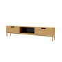 Szafka RTV-45 Drewno Lite Dąb Loft Lakier Rozmiary od 100 cm do 200 cm PREMIUM